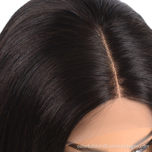 Raw Indian Remy Human Hair Wig with 13*4 frontal Wholesale Virgin Lace Closure Wig 13*4 lace front body wave wig
